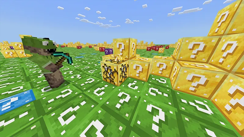 Lucky Block Flat World