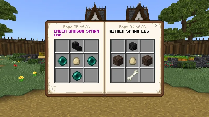 Craftable Spawn Eggs