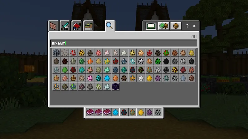 Craftable Spawn Eggs