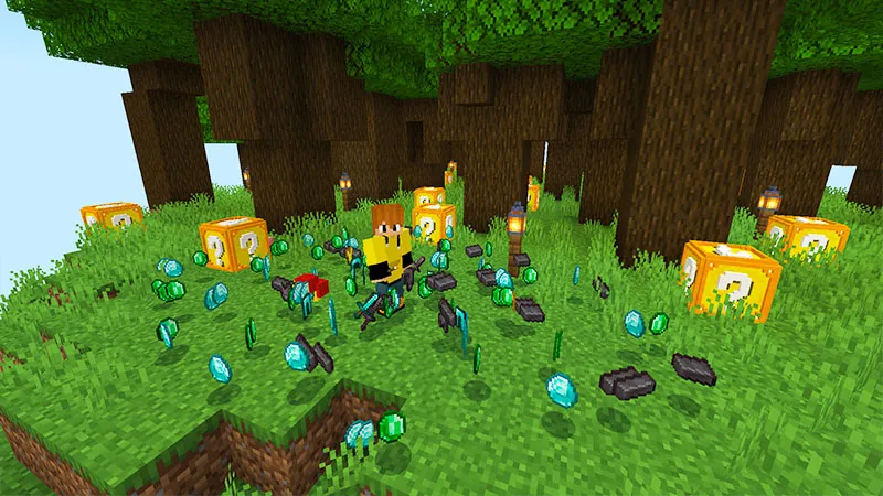 100 Days: Lucky Block SkyBlock