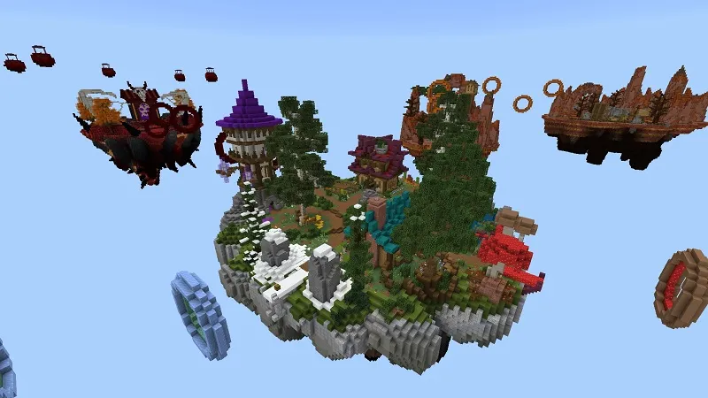 Skyblock Elytra Run