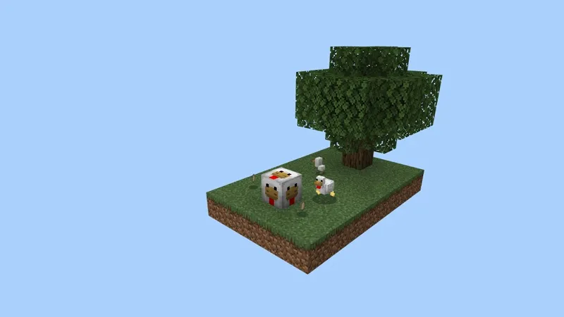 Mob Blocks One Block Challenge