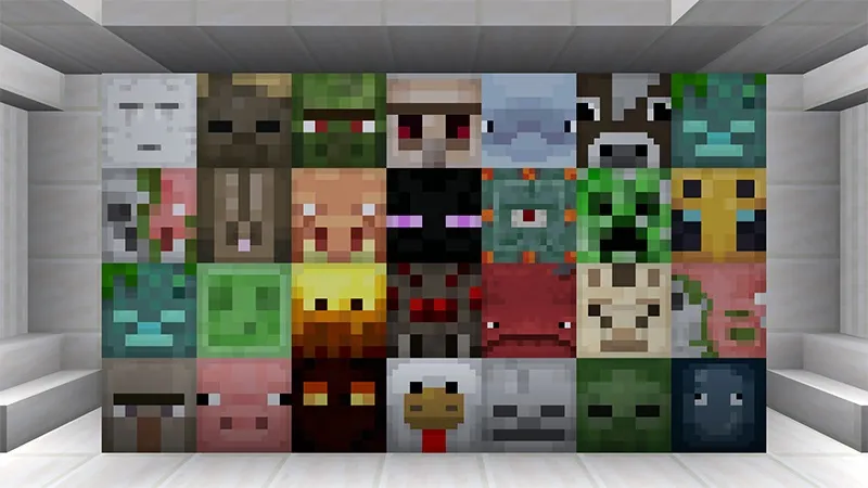 Mob Blocks One Block Challenge