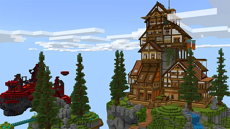 Skyblock Lost House