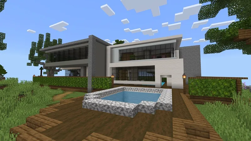 Modern Skyblock Mansions