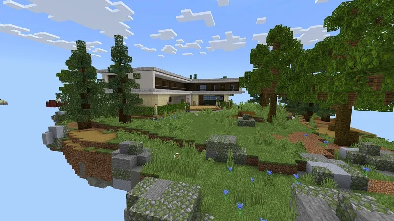 Modern Skyblock Mansions