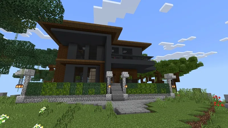 Modern Skyblock Mansions