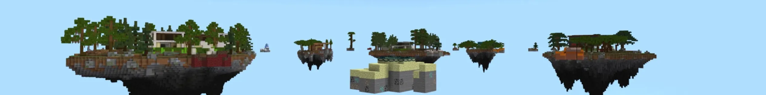 Modern Skyblock Mansions