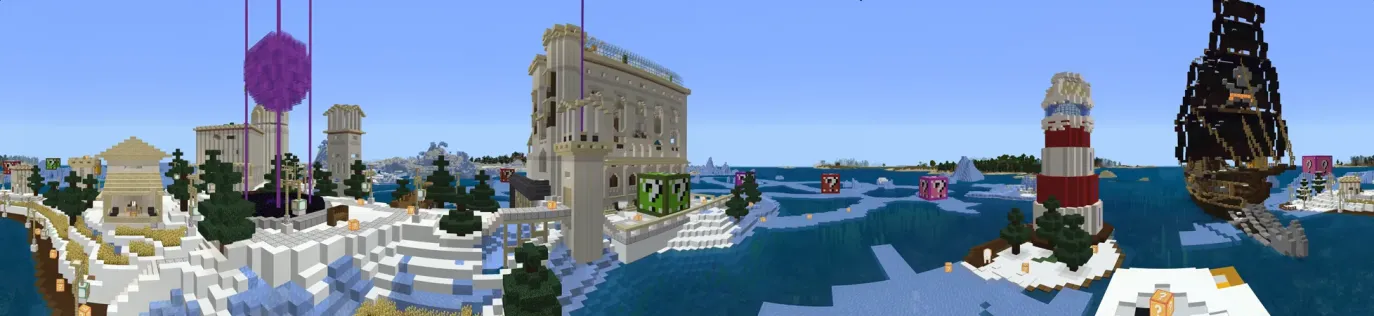 Lucky Block Winter Island