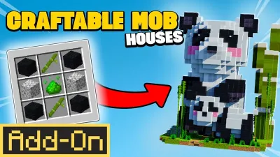 Craftable Mob Houses Add-On
