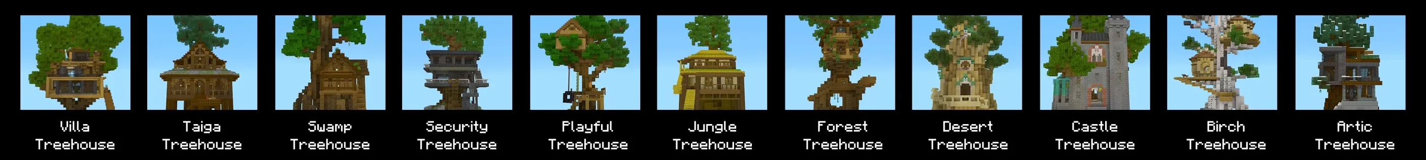 Craftable Treehouses