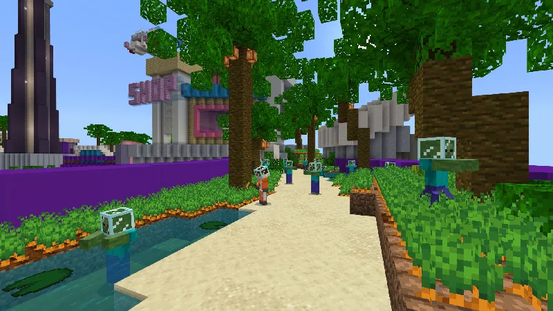 Skyblock Random Zombie Attack!