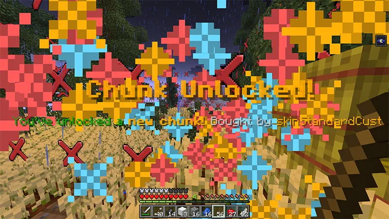 SURVIVAL BUT CHUNKS ARE LOCKED
