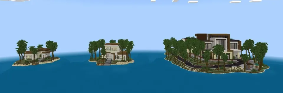 Noob vs Pro vs Hacker Mansions