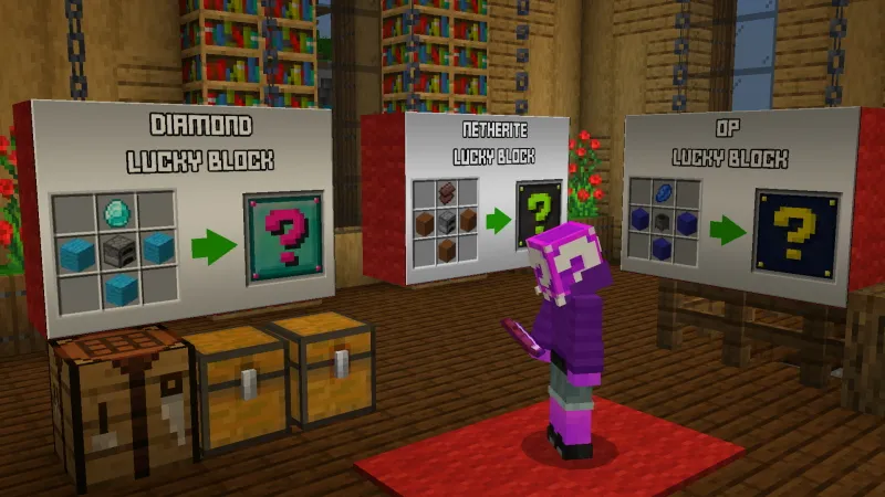 Craftable Lucky Block