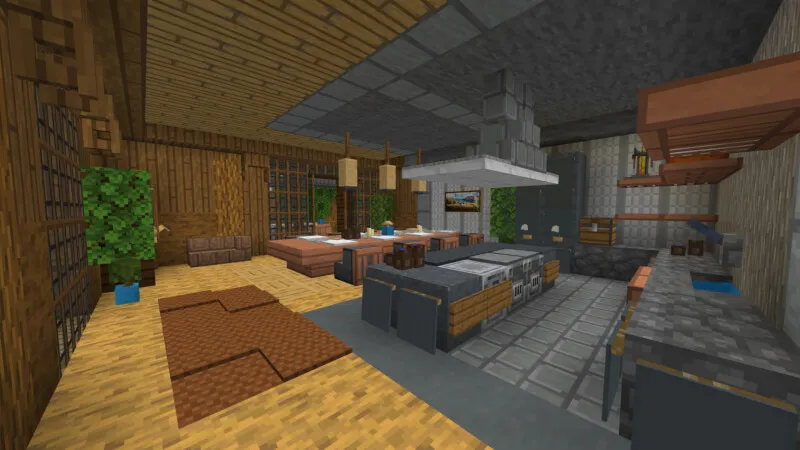 Rustic Log Mansion