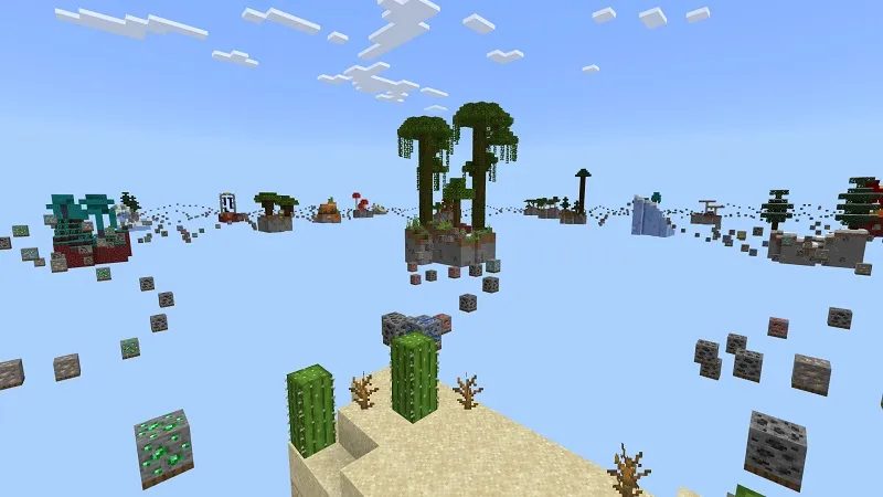 Skyblock Ore Parkour