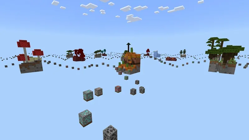 Skyblock Ore Parkour