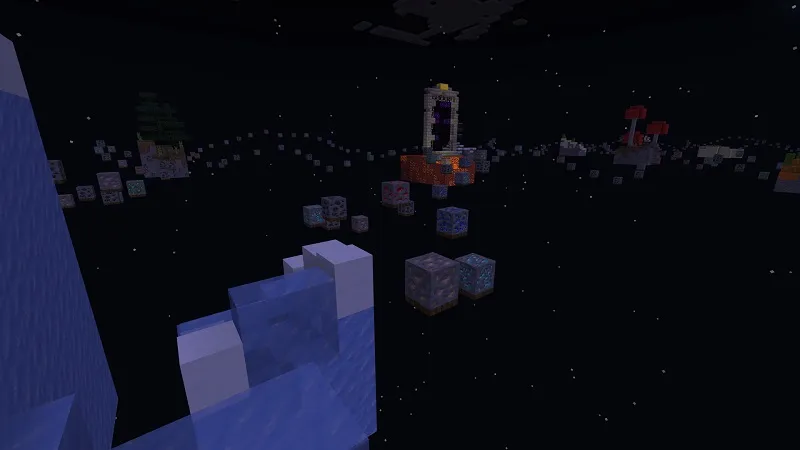 Skyblock Ore Parkour