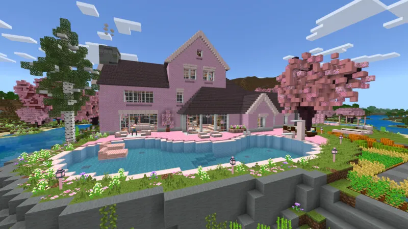 Cherry Blossom Suburban Home