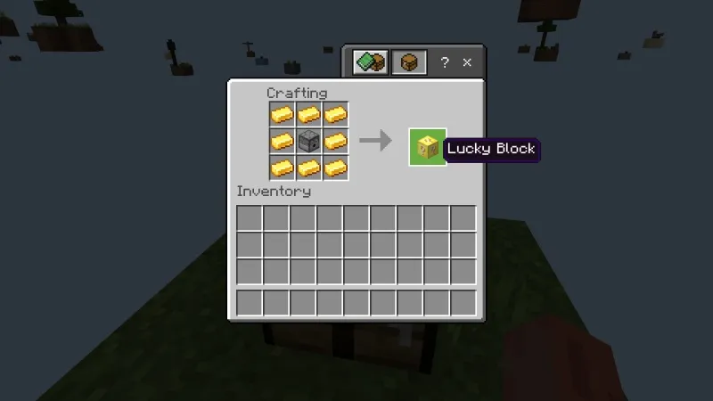 Craftable Lucky Skyblock