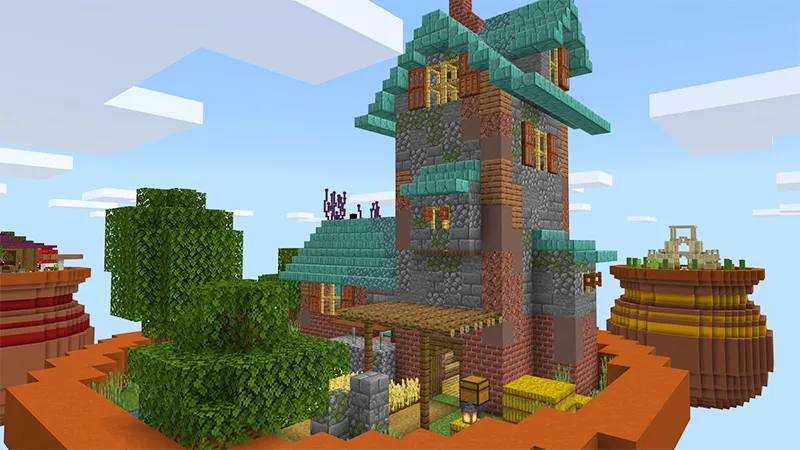 Giant Flower Skyblock
