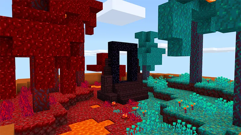 Giant Flower Skyblock