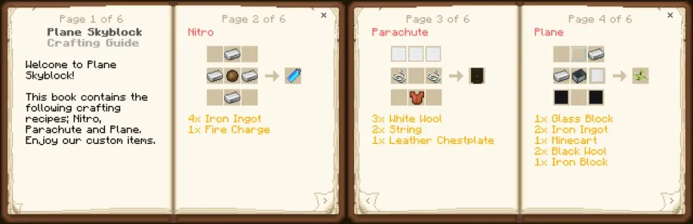 Plane Skyblock