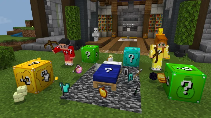 Lucky Block Bed Wars