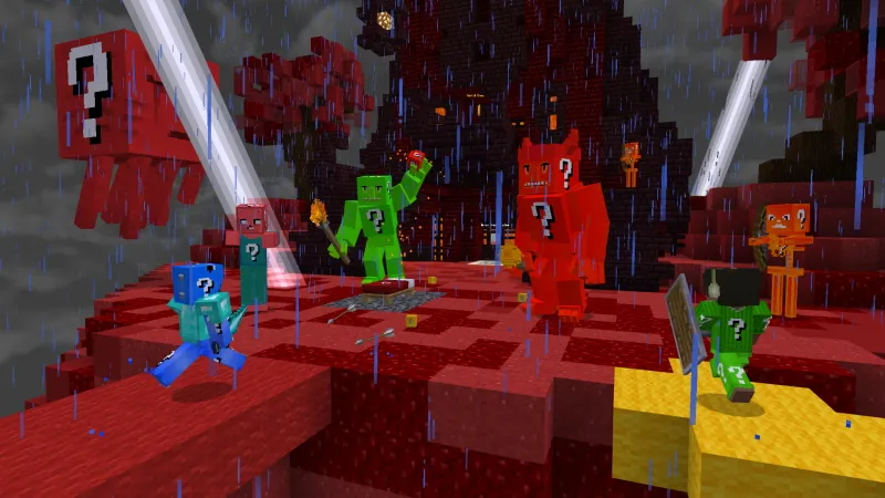 Lucky Block Bed Wars