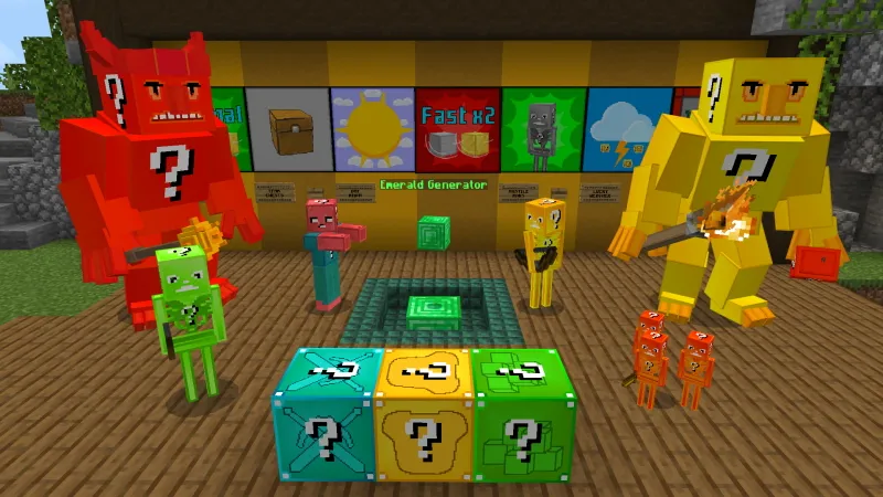 Lucky Block Bed Wars