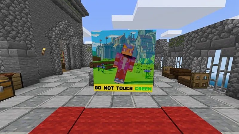 Don't touch the color green!