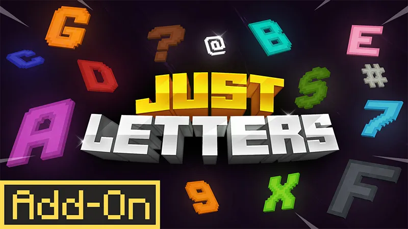 Just Letters Add-on