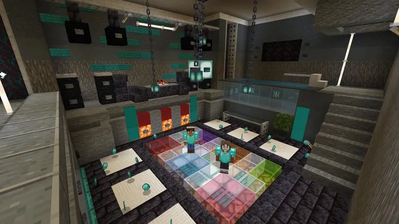 Noob vs Pro Underground Base