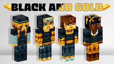 BLACK AND GOLD