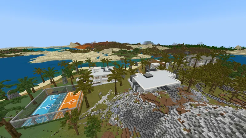 Modern Island Mansion