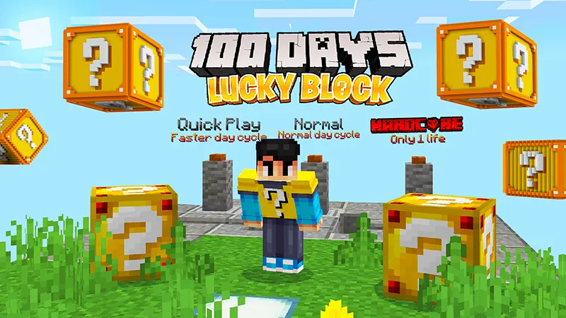 100 Days Lucky Block