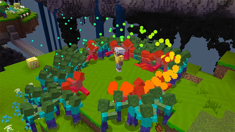 Lucky Skyblock + Custom Hearts