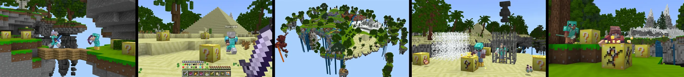 Lucky Skyblock + Custom Hearts
