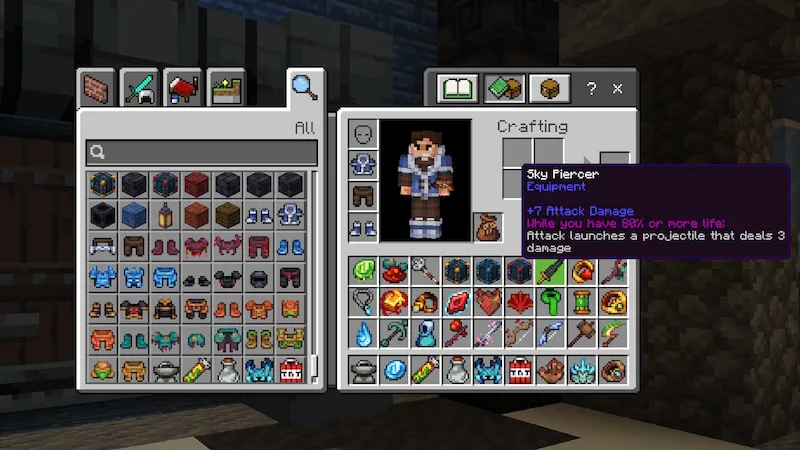 Infinity Dungeons Add-On