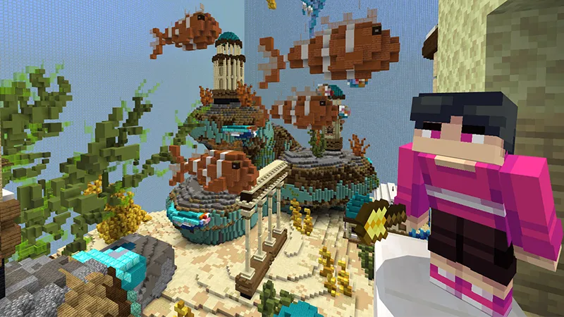 Giant Fish Tank Skyblock