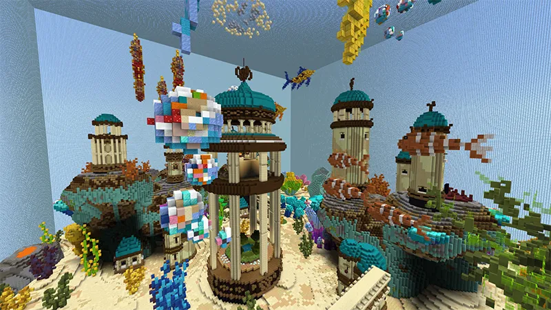 Giant Fish Tank Skyblock