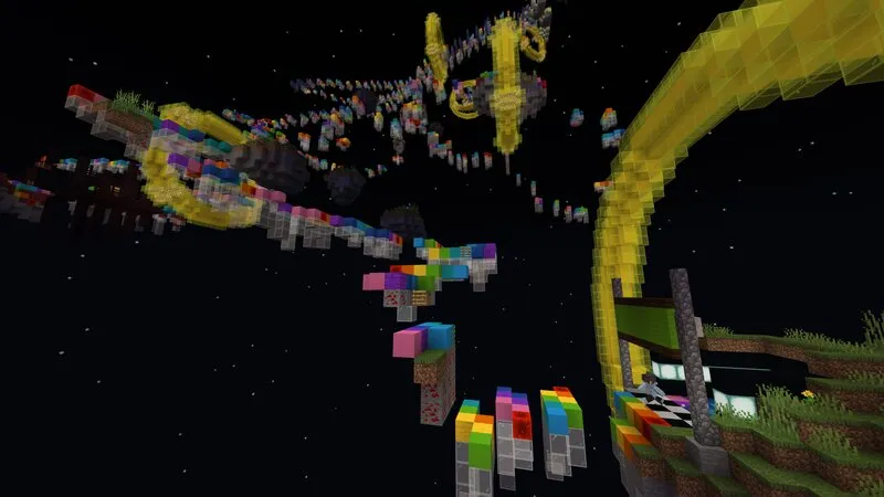 Parkour Rainbow Road