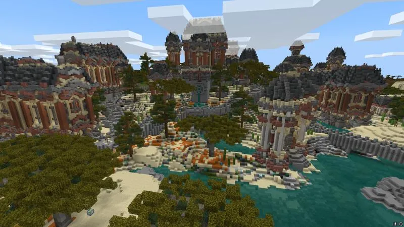 Lucky Blocks Desert Paradise