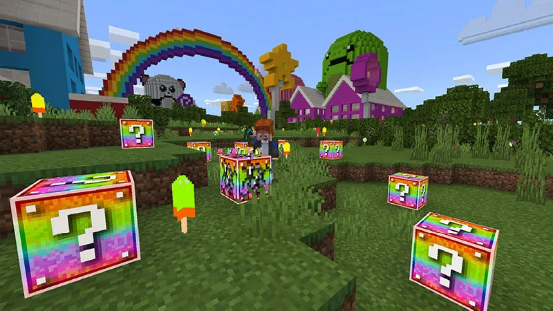 Lucky Block Rainbows
