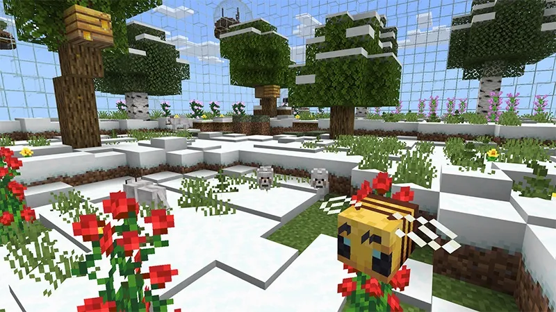 Snow Globe Skyblock