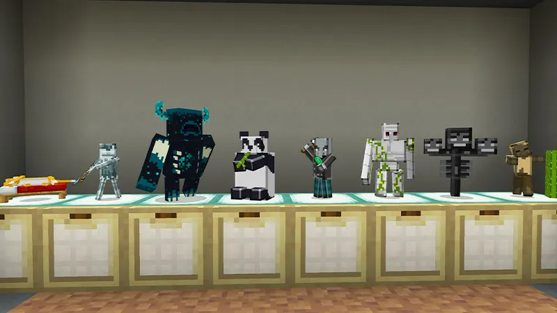 Mob Action Figures Add-On