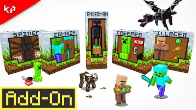 Mob Action Figures Add-On