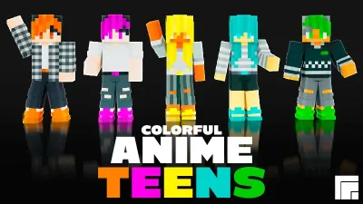 Colorful Anime Teens
