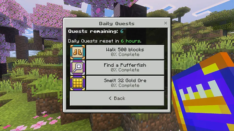 Quests and Challenges